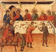 Duccio di Buoninsegna Wedding at Cana Sweden oil painting reproduction